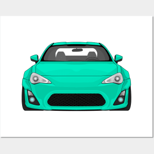 GT86 TURQUOISE Posters and Art